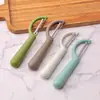 Cuchillo de afeitar acero inoxidable pelador de frutas rallador de frutas y verduras cocina multifuncional piel de patata limpieza fácil artefacto para pelar