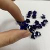 Agujero de 14 mm estrella de cinco puntas estrella de cristal de colores colgante de cristal al por mayor DIY joyería para cortinas accesorios para el cabello