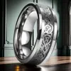 Anillo de Engranaje Personalizado para Hombre Amazon Transfronterizo Anillo de Acero de Titanio Tendencia Hip-hop Europeo y Americano ins Anillo de Dedo Venta al por Mayor
