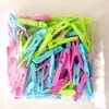 Colgador de calcetines con clip de plástico directo de fábrica, clip pequeño para colgar ropa, clip para ropa a prueba de viento, clip multifuncional para secar