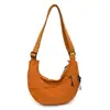 Bolso Dumpling Simple Casual Ligero Bolso de Hombro Bolso Bandolera Versátil Japonés Bolso Mochila para Estudiantes Universitarias para Clase y Desplazamiento