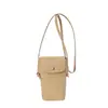 Bolso para mujer 2026 nuevo portátil de alto valor color liso otoño e invierno bolsa para teléfono bolsa para llaves monedero bolso pequeño mini de un solo hombro