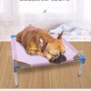 Cama de campamento para mascotas, impermeable, a prueba de humedad, caseta para mascotas medianas y grandes, caseta para gatos, cama de acero inoxidable para las cuatro estaciones para gatos y perros