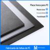 Fabricantes fornecem placa de PC de face única fosca, placa acrílica de alta transparência, placa de policarbonato fosco difusor, PC, atacado