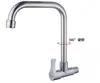 Grifo para fregadero de cocina de acero inoxidable 304, lavabo doméstico, frío único, codo universal, lavabo, dibujo