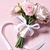 Cinta de Doble Cara Blanca y Negra Descuento Embalaje de Regalo Floral con Cinta Blanca y Negra Accesorios de Lazo para Ropa