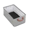 Caixa de Armazenamento Pied-de-Poule para Dormitório Guarda-Roupa Artefato de Armazenamento Doméstico Roupas Calças Cesta de Armazenamento Grande Caixa de Armazenamento Dobrável