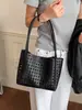 Yuezi 2026 Bolso Casual Grande de Verano Nuevo, Bolso de Hombro tipo Tote Versátil Simple con Lunares