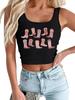 Camiseta feminina de manga curta da moda com corte slim e umbigo da INS europeia e americana AliExpress verão 2025