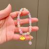 Explosiones de Celebridades de Internet Nuevo Pulsera de Estudiante Sanrio Dibujos Animados para Niños Cristal Transparente Hielo Perro Canela Kulomi Pulsera