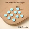 Doces de Coração Simulados Cola de Creme para Artesanato DIY Acessórios de Brinquedo de Comida Simulada Pacote de Materiais para Decoração de Capa de Celular de Macaron Coração de Pêssego