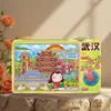 Imanes de Refrigerador de Madera de la Torre del Grulla Amarilla de Wuhan, Regalos Culturales y Creativos, Souvenirs de los Lugares Escénicos de la Ciudad, Stock Listo del Fabricante
