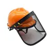 Casco para motosierra, equipo de protección para cortacésped, tapones para los oídos insonorizados, careta de malla metálica, rodilleras, delantal para piernas, gafas protectoras