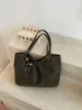 Bolsa Tote Retrô Estilo Coreano para o Trabalho Feminina Nova Moda Casual Grande Capacidade Bolsa de Trabalho Única no Ombro