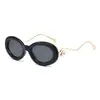 Gafas de Sol Retro Redondas de Perlas para Mujer de Nueva Colección Transfronterizas Moda Tendencia Europea y Americana Personalidad Versátiles Gafas de Sol de Alta Gama para Hombre