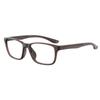 En stock Comercio Exterior Nuevo Ligero TR90 Anticaída Anticolisión Baloncesto Deportes Marco Óptico Cuadrado Gafas Planas