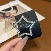 Grampo de cabelo estrela nuvem strass vazado grampo BB para cabelo solto grampo feminino para franja da testa grampo pequeno para a parte de trás da cabeça grampo de cabelo para adorno de cabeça