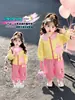 Conjunto de Primavera y Otoño para Niñas 2026 Nuevo Estilo Moda Infantil Sudadera con Cuello de Conejo Conjunto de Otoño Conjunto de Dos Piezas para Bebé