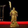 Nuevo Modelo Estatua de Cobre de Guan Gong con Cuchillo Vertical, Dios de la Riqueza Guan Er, para Hogar, Sala de Estar, Oficina, Cuenco del Tesoro, Estatua de Deidad Guan Yu