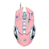 Senroni ratón mecánico con cable para e-sports al por mayor moda clásica ratón con rueda caliente juego de computadora ratón luminoso