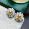 Aretes Fanta Naturales, Alta Claridad, Fuego Brillante, Color Rico, Piedra Suelta de Lujo Incrustada 4*5Ms9