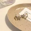 Pendientes de Flor Estilo Coreano Simple Estilo Ins Diseño de Nicho Pendientes de Doble Uso Lujo Accesible Moda Versátil Pendientes para el Día a Día