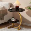 Mesa pequeña simple para dormitorio mesita de noche sofá mesa de café mesita de noche sala de estar dormitorio uso balcón mesa lateral estante de almacenamiento