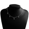 Nuevo collar con cruz de estrella y diseño de moda simple, superventas transfronterizo, con personalidad, combina con todo, joyería de moda