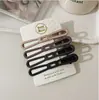 Flequillo lateral de la frente delantera cabello roto palabra bb clip pinza para el pelo de lavado de maquillaje pinza para el pelo tocado sin costuras simple