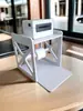 Soporte de Impresora de Entrega Rápida de Escritorio Estante de Colocación de Código de Barras de Papel Térmico para Comercio Electrónico Estante de Almacenamiento Pequeño de Múltiples Niveles
