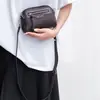 Bolso Cruzado Simple para Mujer, Bolso Pequeño, Bolso para Teléfono Móvil Casual y Versátil para Mujer, Bolso de Hombro Cruzado de Cuero Genuino Moderno y Exquisito