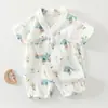 Mameluco para bebé recién nacido, estilo fino de verano, mameluco unisex para bebé, ropa infantil Clase A de Anyang, ropa de verano para niños pequeños y niños