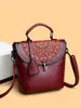 Bolso Cubo Nuevo Bolso Cruzado Bolso de Hombro Retro para Mujer Hecho a Mano Color Limpiado Versátil Gran Capacidad Bolso de Moda Transfronterizo para Mujer