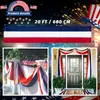 Bandeiras de Dia da Independência Transfronteiriças, Decorações para o Dia Nacional, Bandeiras de Quintal, Bandeiras Externas para Festas Comemorativas Patrióticas, Versos