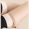 Pure cor transparente meias altas finas meias pretas coxas longas das mulheres sobre o joelho jk meias brancas meias sexy menina quente