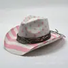 Exportado Especificamente para Chapéus de Cowboy Ocidentais, Chapéus de Sol Modernos e Personalizados com Grafite, Fábrica Europeia e Americana de Novos Chapéus de Sol