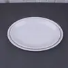 Louça de melamina prato de melamina prato oval branco 10 polegadas 11 polegadas 12 polegadas 14 polegadas prato de cintura prato de peixe prato de jantar