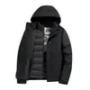Chaqueta Downstorm Tres en Uno para Mujer con Forro de Grafeno Set de Dos Piezas Impermeable Cortavientos Ropa de Senderismo y Montañismo para Hombre Estampado de Logo