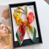 Pañuelo Cuadrado Pequeño de Seda para Mujer, Adecuado para Primavera y Otoño, para Combinar con Camisas, Atuendo Profesional Estilo Francés, Protección para el Cuello de Azafata, Pañuelo Delgado para el Cuello 70X70
