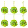 Laço Fita Pom-Pom Pingente Natal Halloween Festa DIY Decoração Ornamento Pendurado Atacado Transfronteiriço