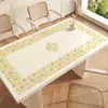 Mantel Moderno Minimalista para Mesa de Café, No Lavable, Impermeable, Resistente al Aceite, Aislante Térmico, Anti-Quemaduras para Mesa de Comedor, Mantel Protector de Mesa de Alta Gama