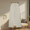 Boutique de Luxo2026 Novo Verão Fino para o Trabalho Casual Versátil Calça Banana de Perna Larga Curva para Mulheres