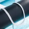 Venda Direta Kaiwei Atacado Europeu e Americano Mais Vendidos Mais Vendidos Europeus e Americanos Joias Moda Joias de Cobre e Prata Exquisite 6mm Colar Totalmente Lateral