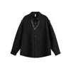 Camisa Trendy de Estilo Coreano Nueva Primavera para Hombre, Manga Larga, Diseño Holgado Casual, a la Moda y de Alta Gama