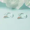 Brincos da Moda com Design de Nicho, Ganchos de Orelha, Presilhas de Orelha, Tarraxas de Brinco, Estilo Feminino, Fresco e Versátil, Designs Simples de Estrela, Coração, Flor