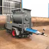 Máquina Mezcladora de Inyección de Tornillo Wd5000 Mortero de Cemento Mezclado y Bombeo de Inyección Integrado para Túneles con Bomba de Inyección y Mezcla