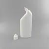 Botellas de Limpiador de Inodoros al por Mayor, Botellas Exprimidoras de Boca Inclinada, Botellas de Plástico Vacías de 500ml, Botellas de Limpieza, Dispensación de Agentes de Limpieza