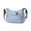 Bolsa Transversal Versátil Leve de Verão para Mulheres, Lazer ao Ar Livre, Viagem, Estilo Coreano, Tendência, Literária, Simples, de Ombro, Transversal