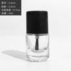 5ml10ml15ml botella redonda para esmalte de uñas botella cuadrada para esmalte de uñas Botella vacía para esmalte de uñas vidrio transparente embotellado ahora