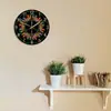 Reloj de Pared Moderno Simple de Acrílico de Moda Transfronterizo Reloj con Estampado de Gallo de Color Distintivo Reloj de Pared Decorativo